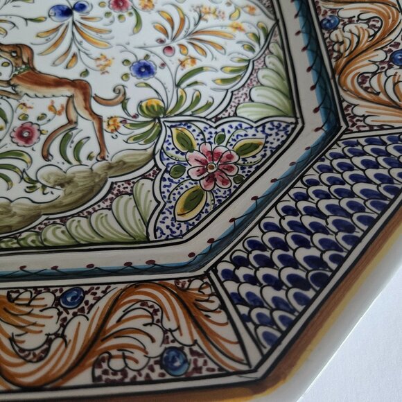 Hand Painted Portugese Hanging Tray - Picture 4 of 10